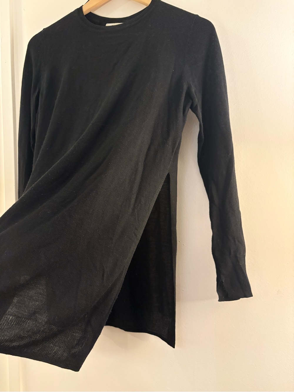 Zara black lightweight sweater